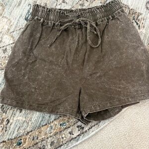 HYFVE High Waist Brown Shorts